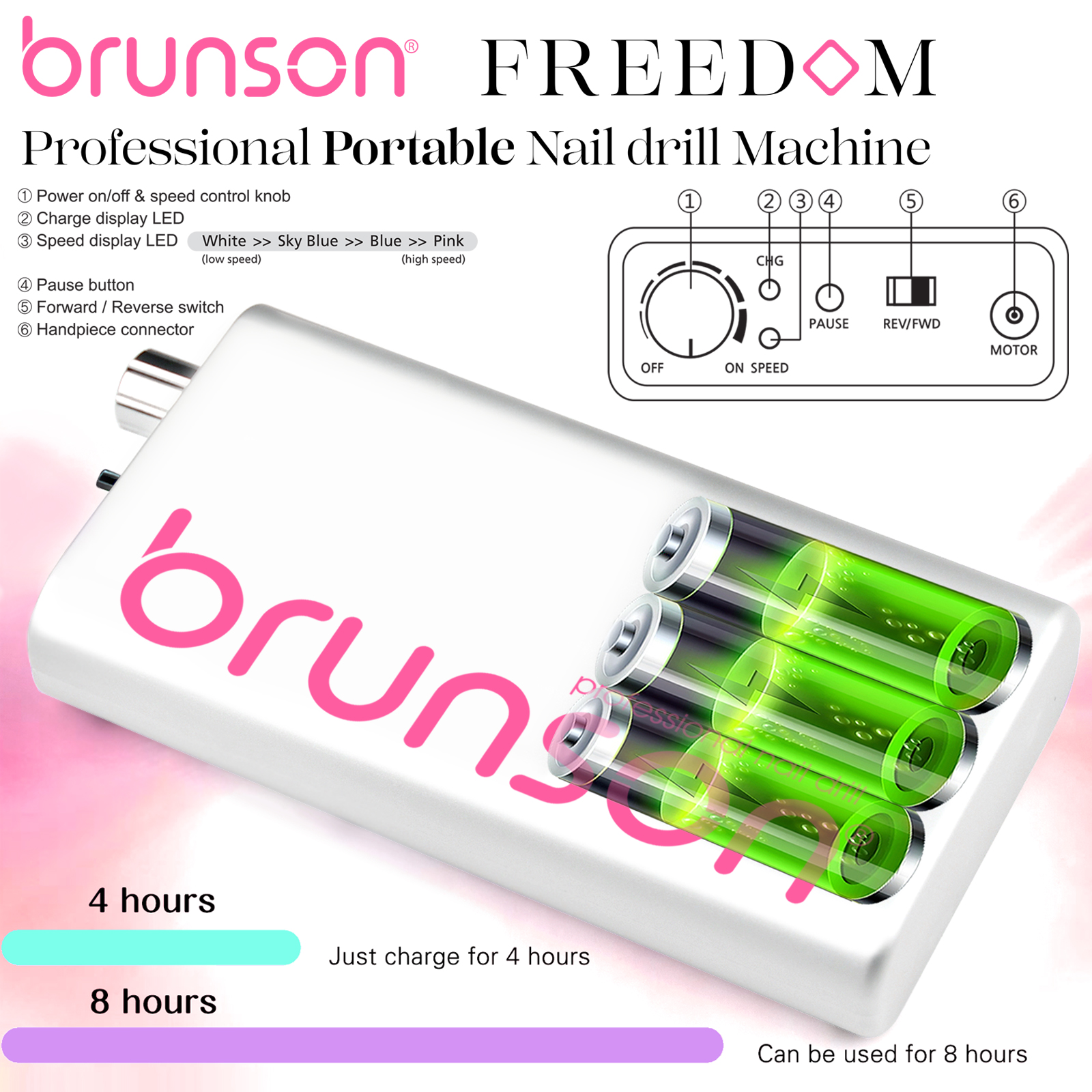 freedom portable nail drill machine08 high battery life nail drill machine in dubai