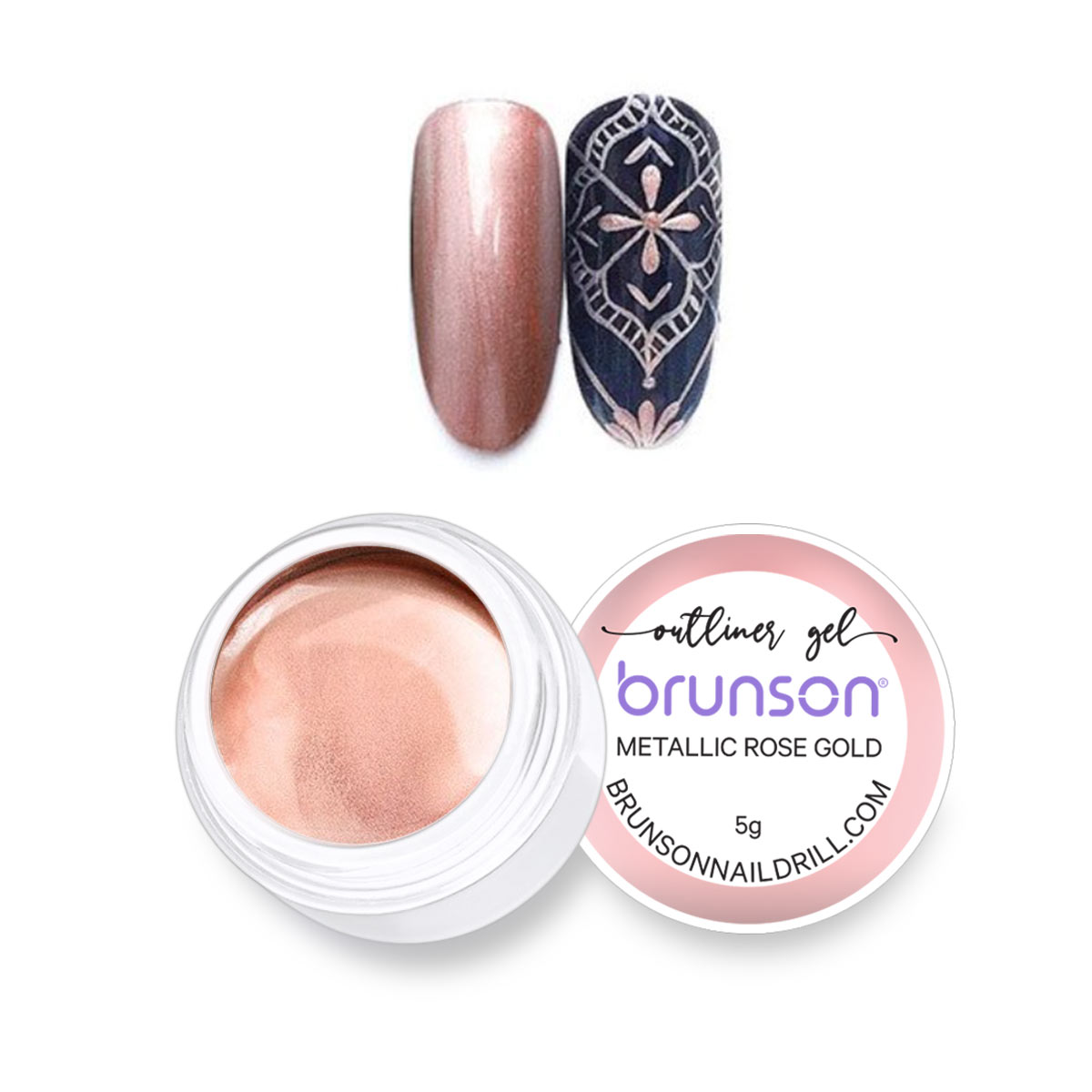 Outliner Gel Rose Gold-Brunson