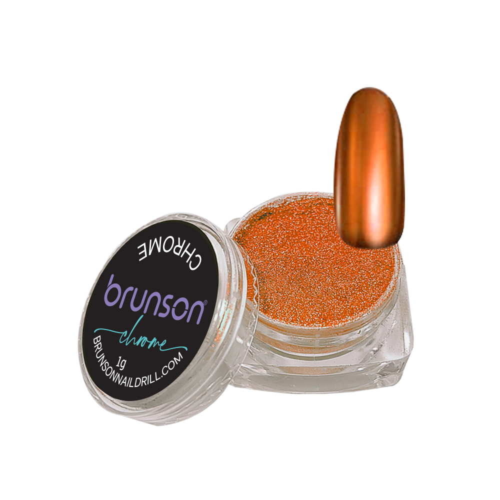 Chrome-nail-powder-Dark-Orange-Brunson