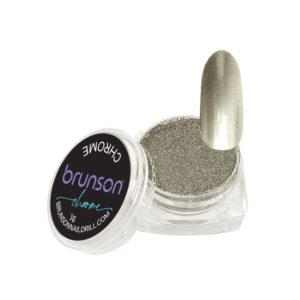 Chrome-nail-powder-Mercury-Brunson