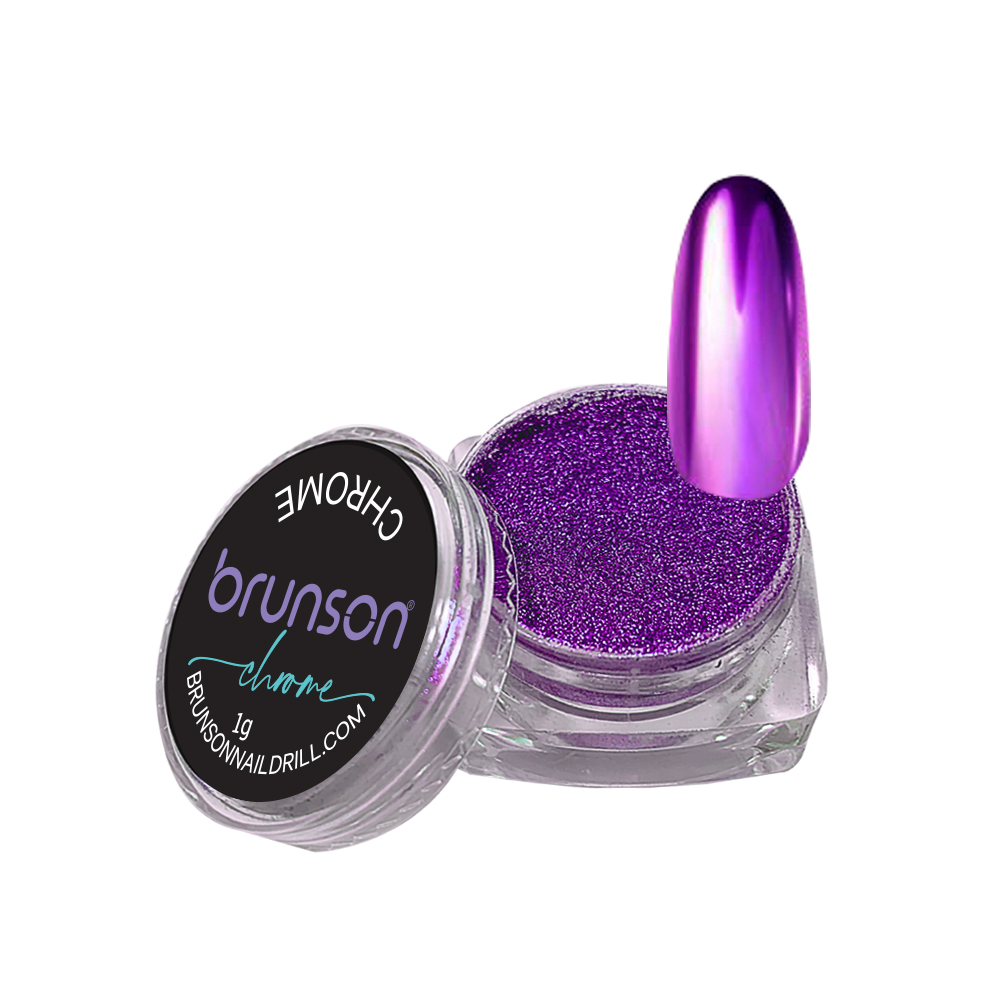 SHINE #05- Magenta Purple - 100% Pigment Chrome- Mirror Nail Powder – Shine  And Design