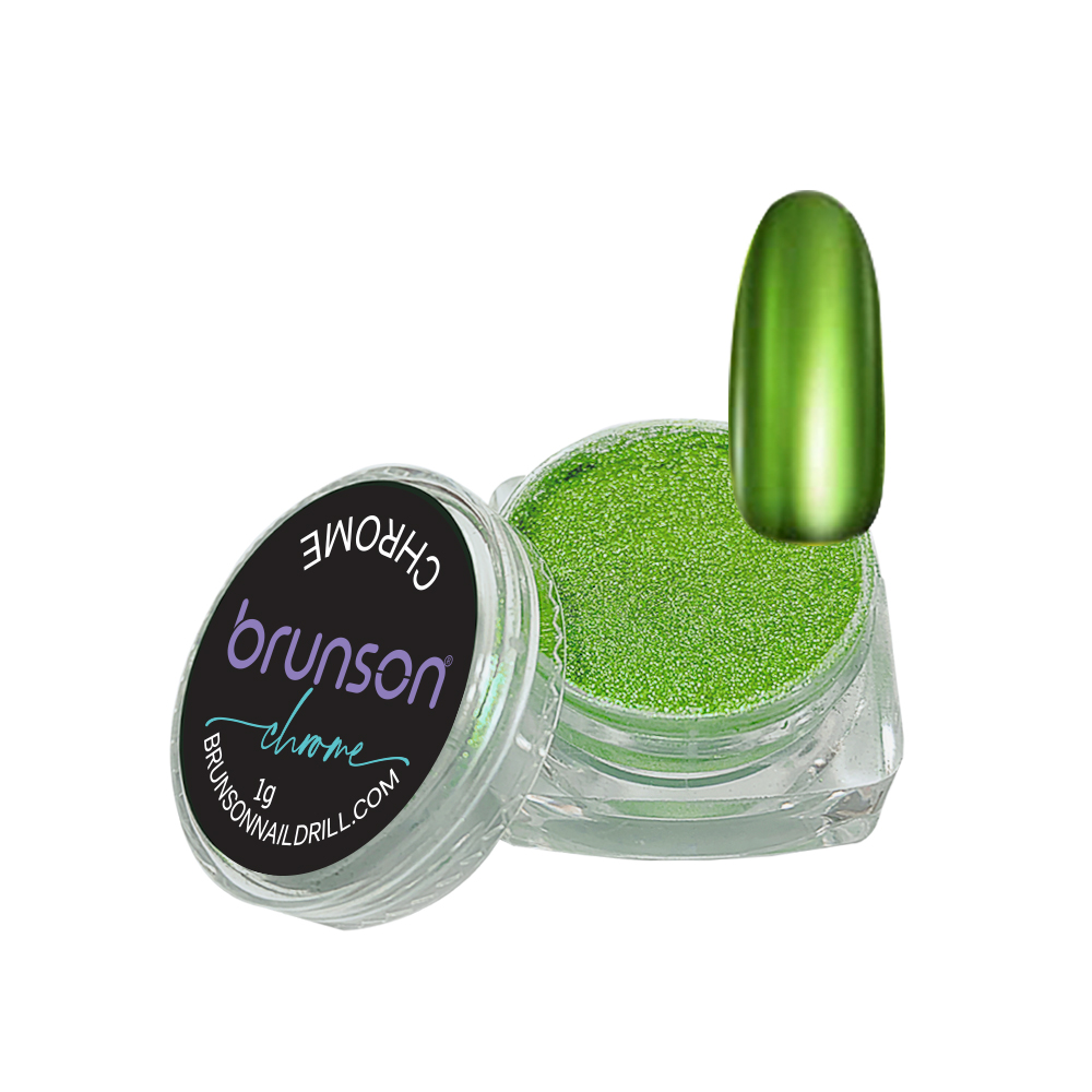 Chrome-nail-powder-Dark-Green-Brunson