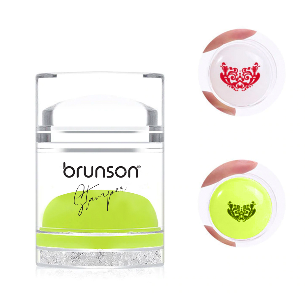 Dual Side Clear White Jelly Stamper-Brunson