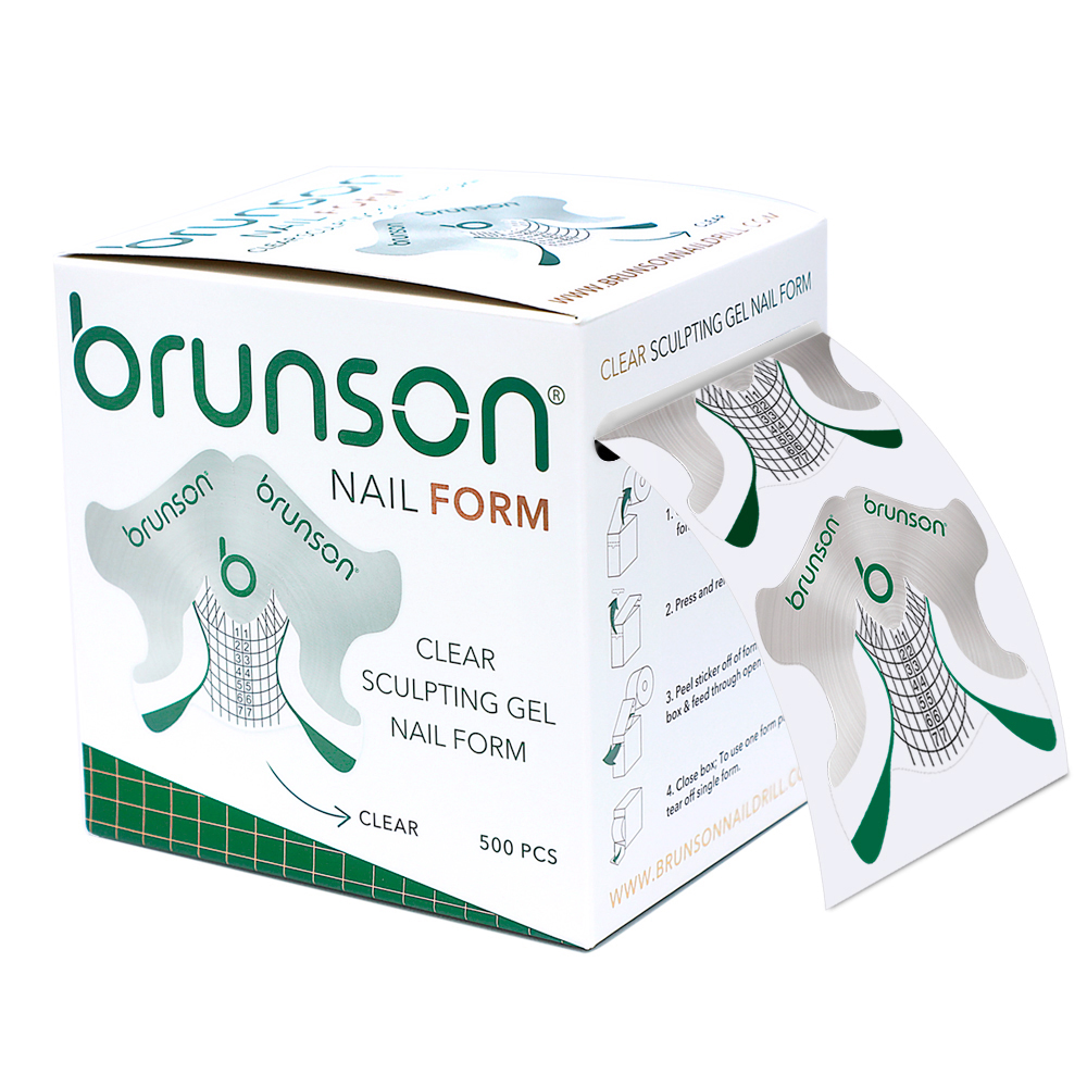 Brunson-Clear Sculpting Gel-Nail Form-Brunson