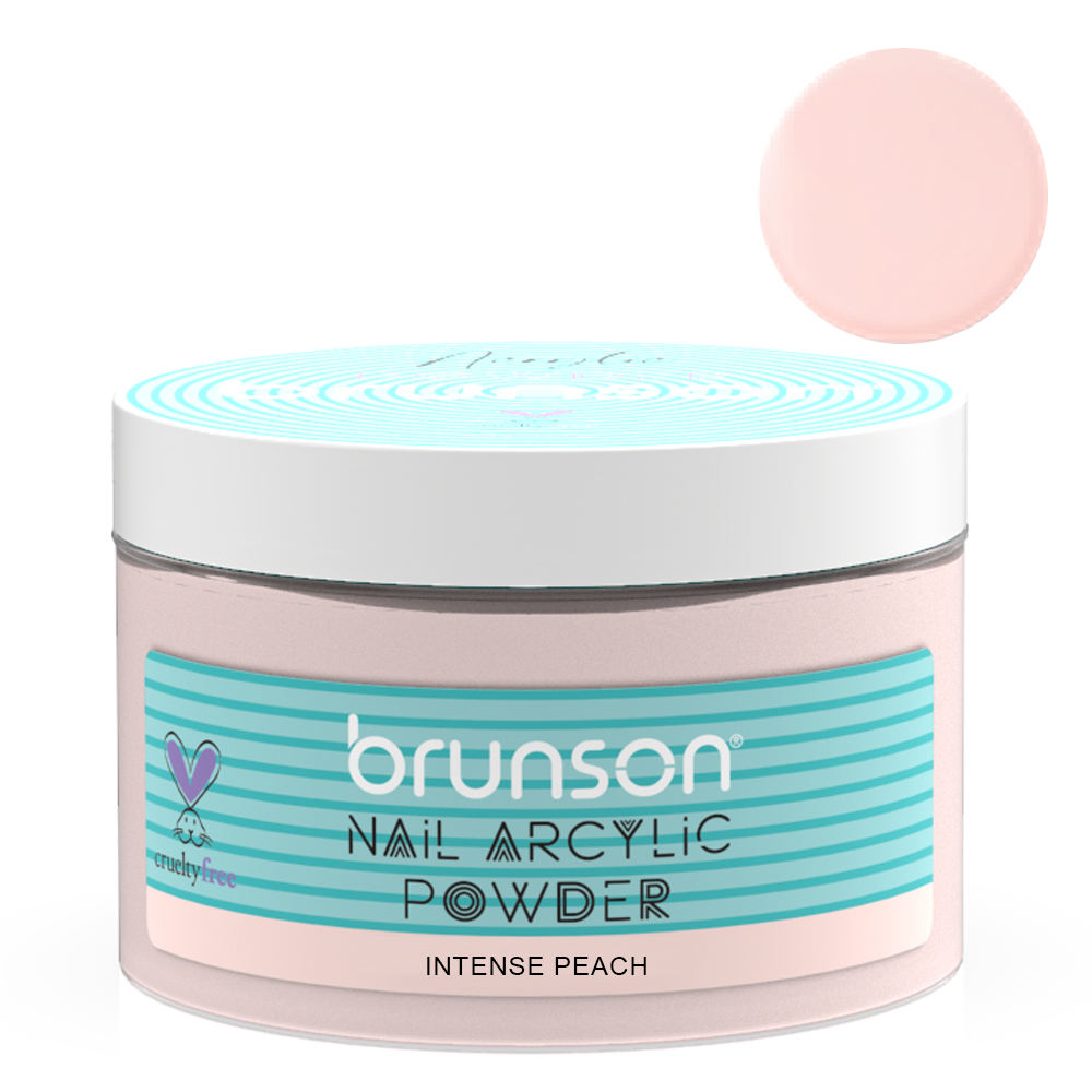 Intense Peach Nail Acrylic Powder | Nail Acrylic Polimer | Brunson