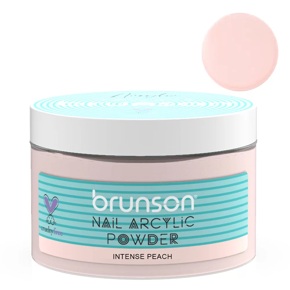 Intense-Peach-Nail-Acrylic-Powder-Brunson