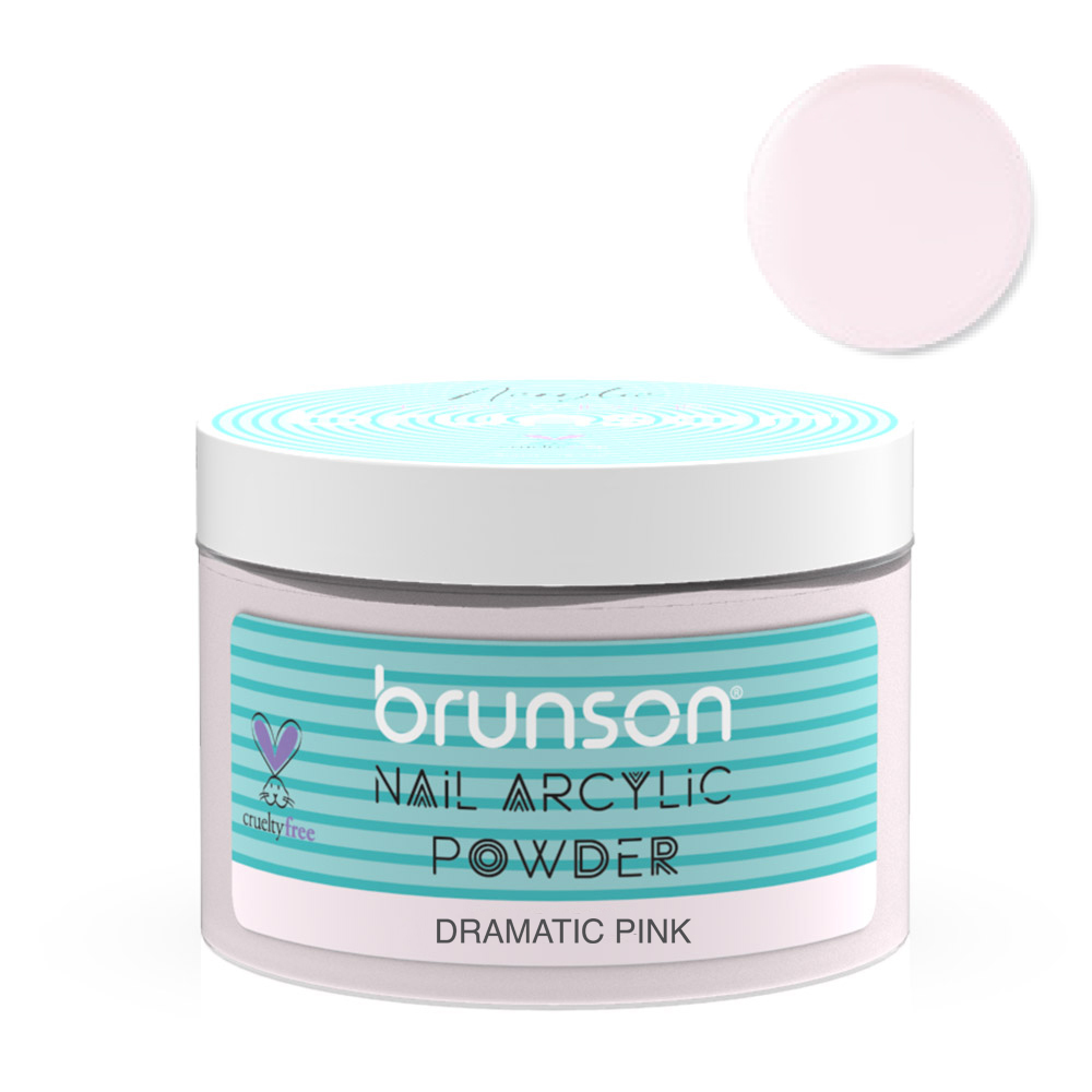 Dramatic Pink Nail Acrylic Powder | Best Nail Powder | Brunson