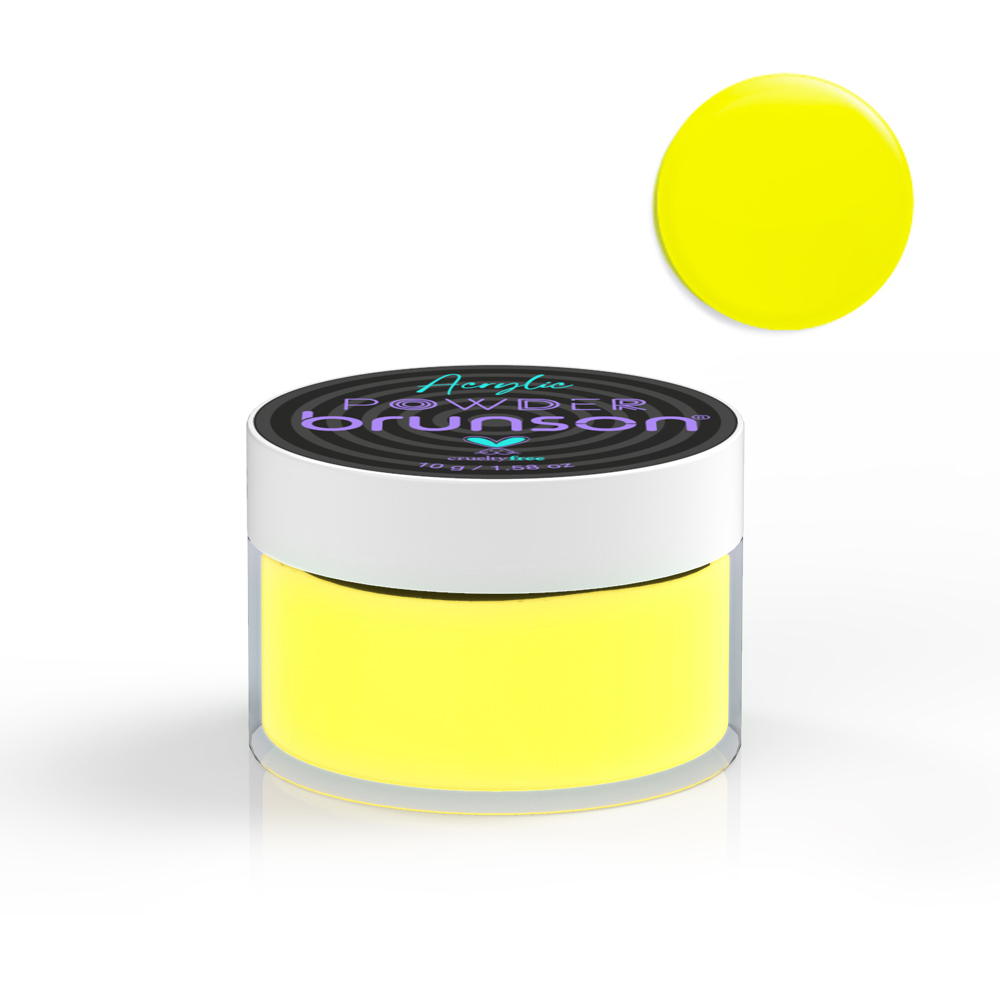 Lemon-Yellow-Color-Acrylic-Powder-Brunson