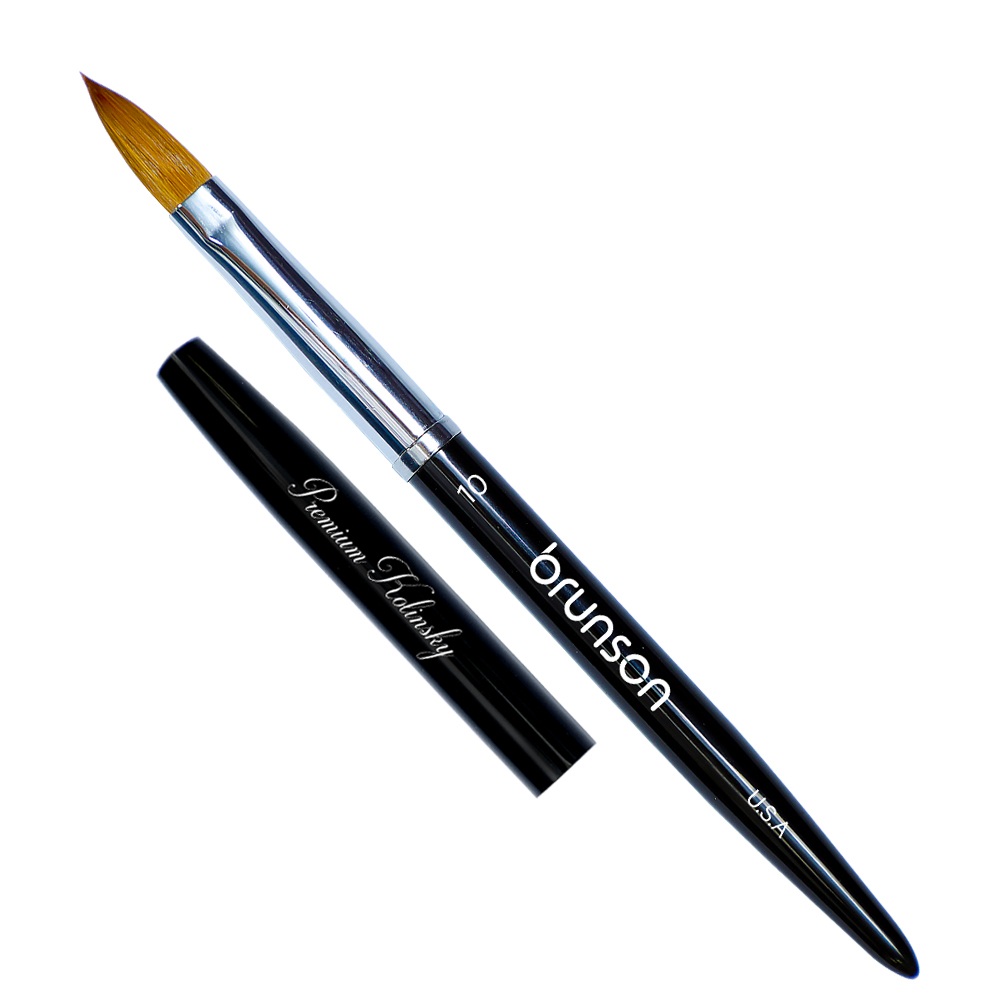 Kolinsky-Acrylic-Nail Brush-Size 10-Brunson