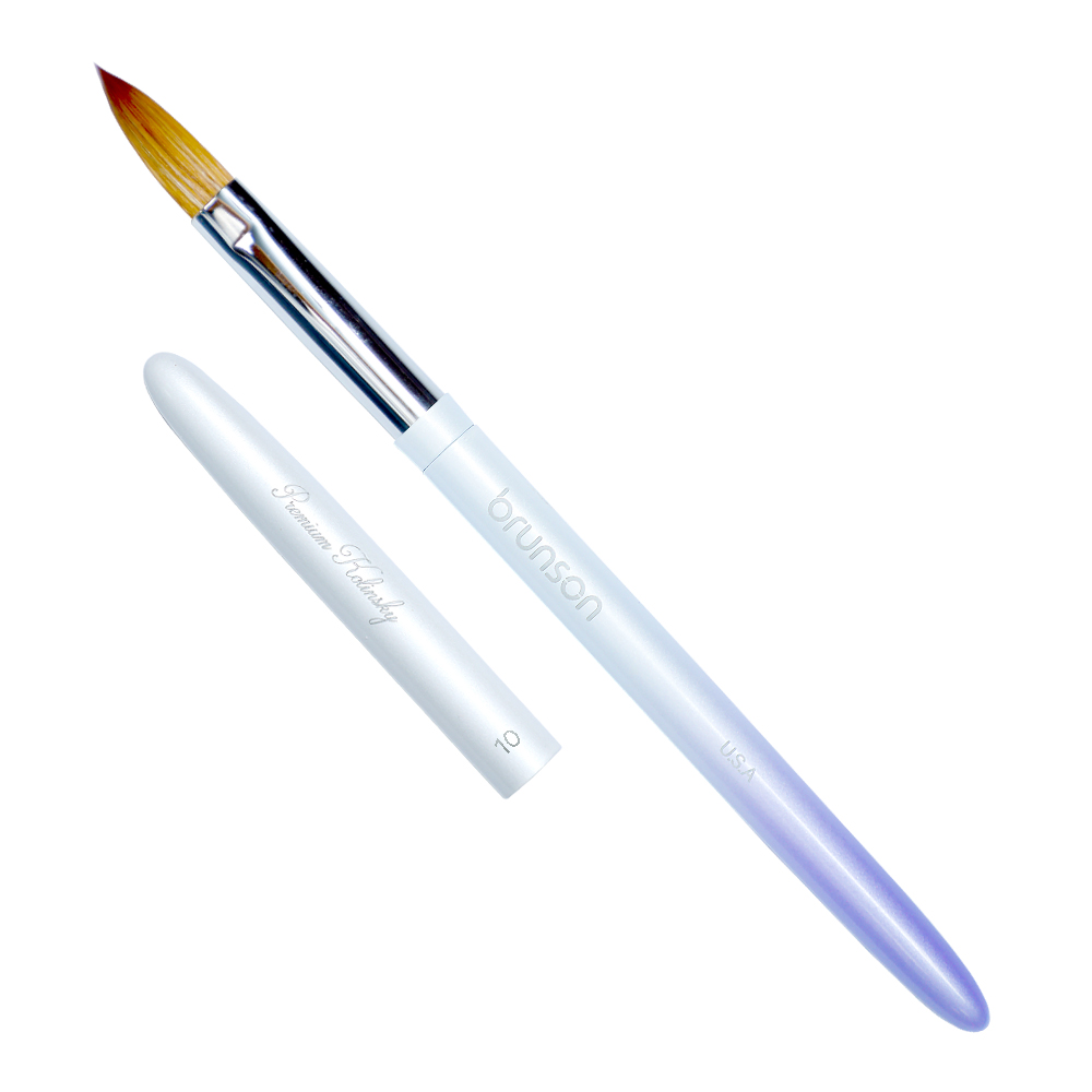 Kolinsky-Acrylic-Nail Brush-Size 10-Brunson