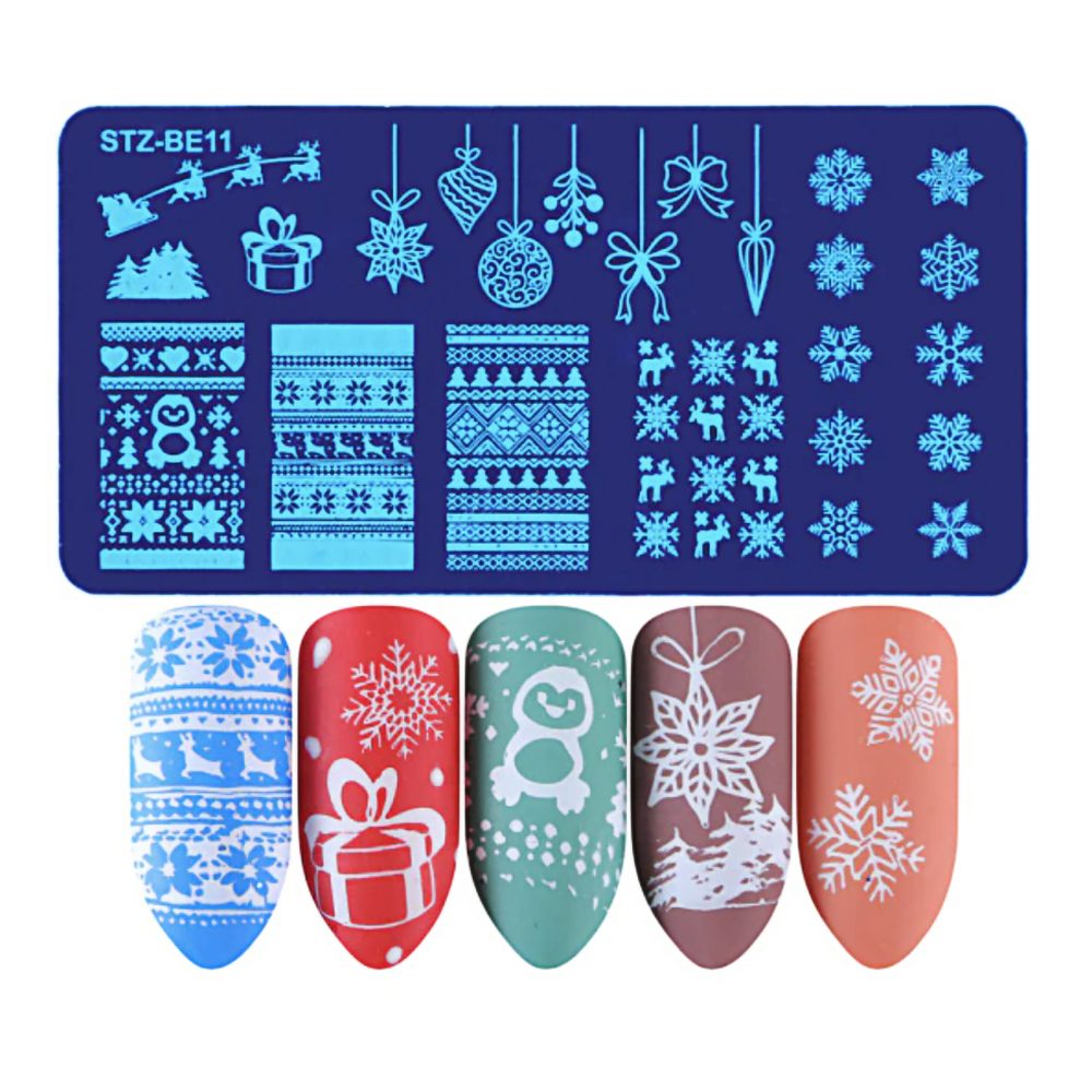 Nail Stamp Templates STZ-BE11