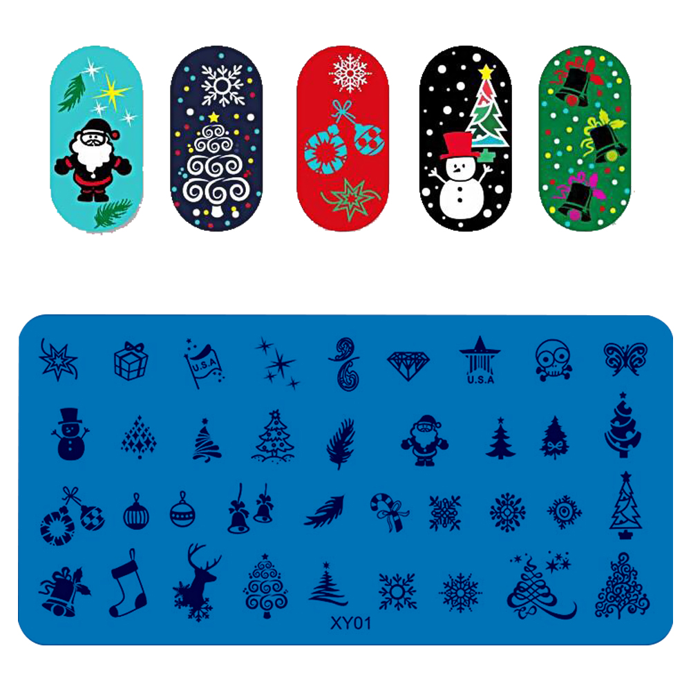 Nail Stamp Templates XY01