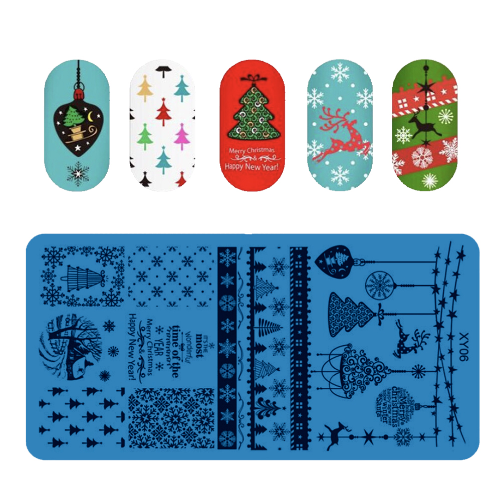 Nail Stamp Templates XY06