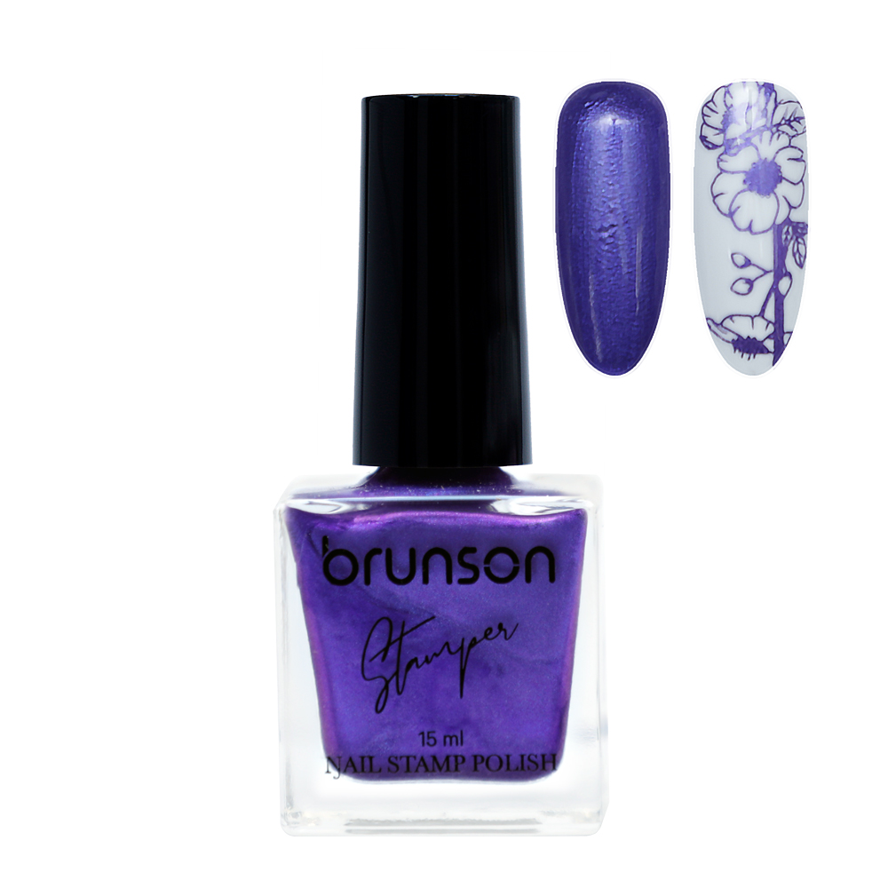 Nail Art Stamping Polish BNSTP031-Brunson