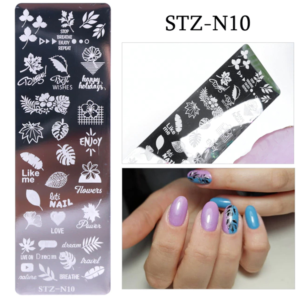 Nail Stamp Templates STZ-N10