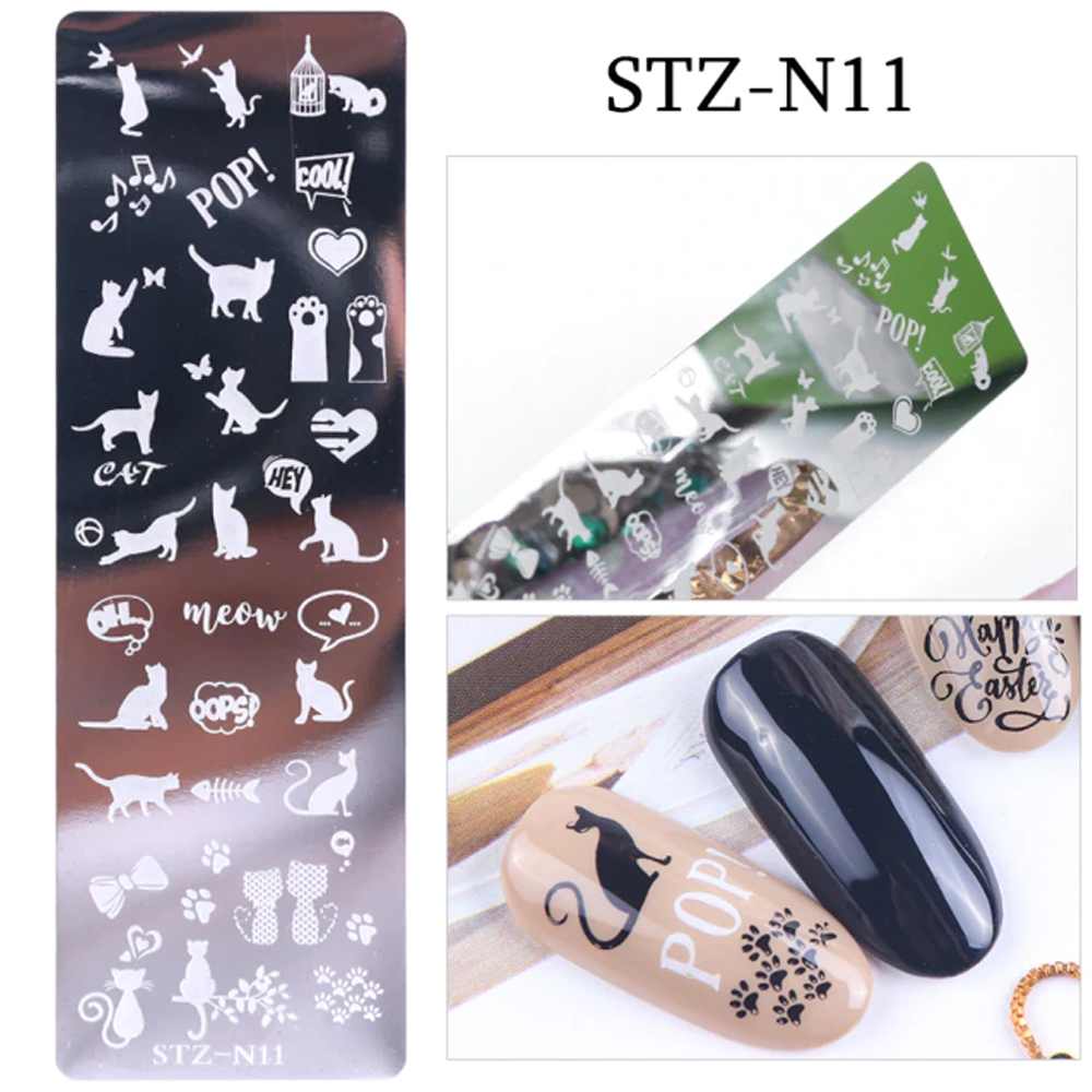 Nail Stamp Templates STZ-N11