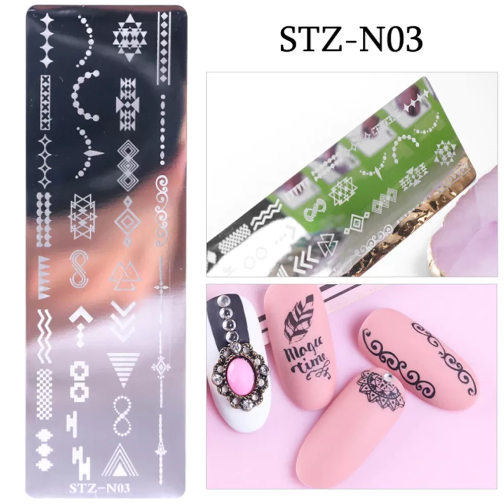 Nail Stamp Templates STZ-N03