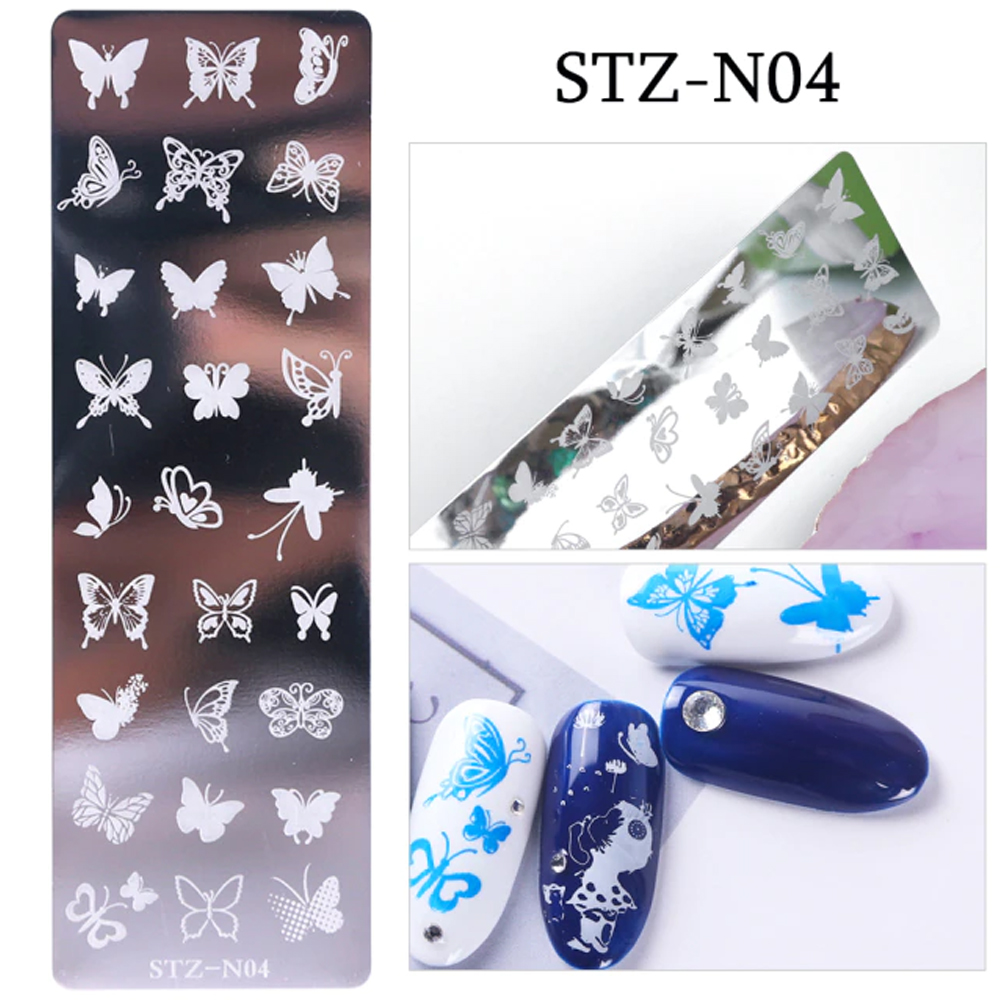 Nail Stamp Templates STZ-N04