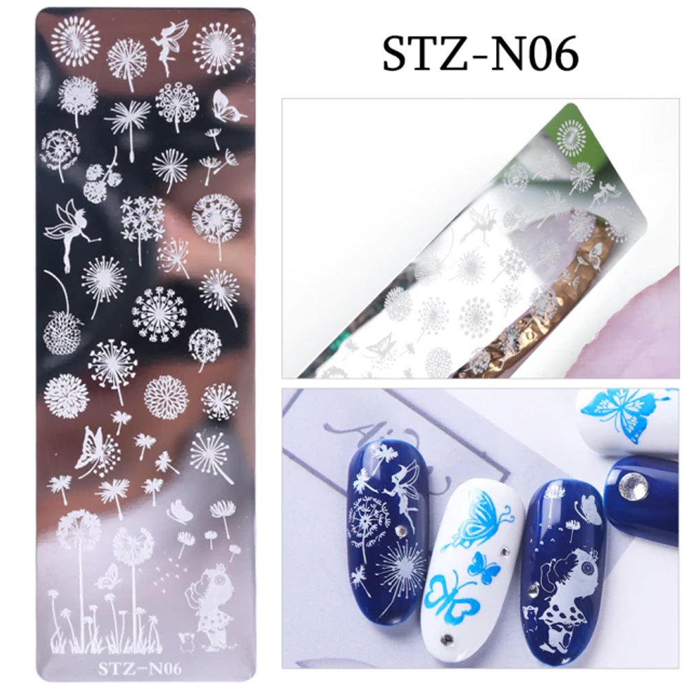 Nail Stamp Templates STZ-N06