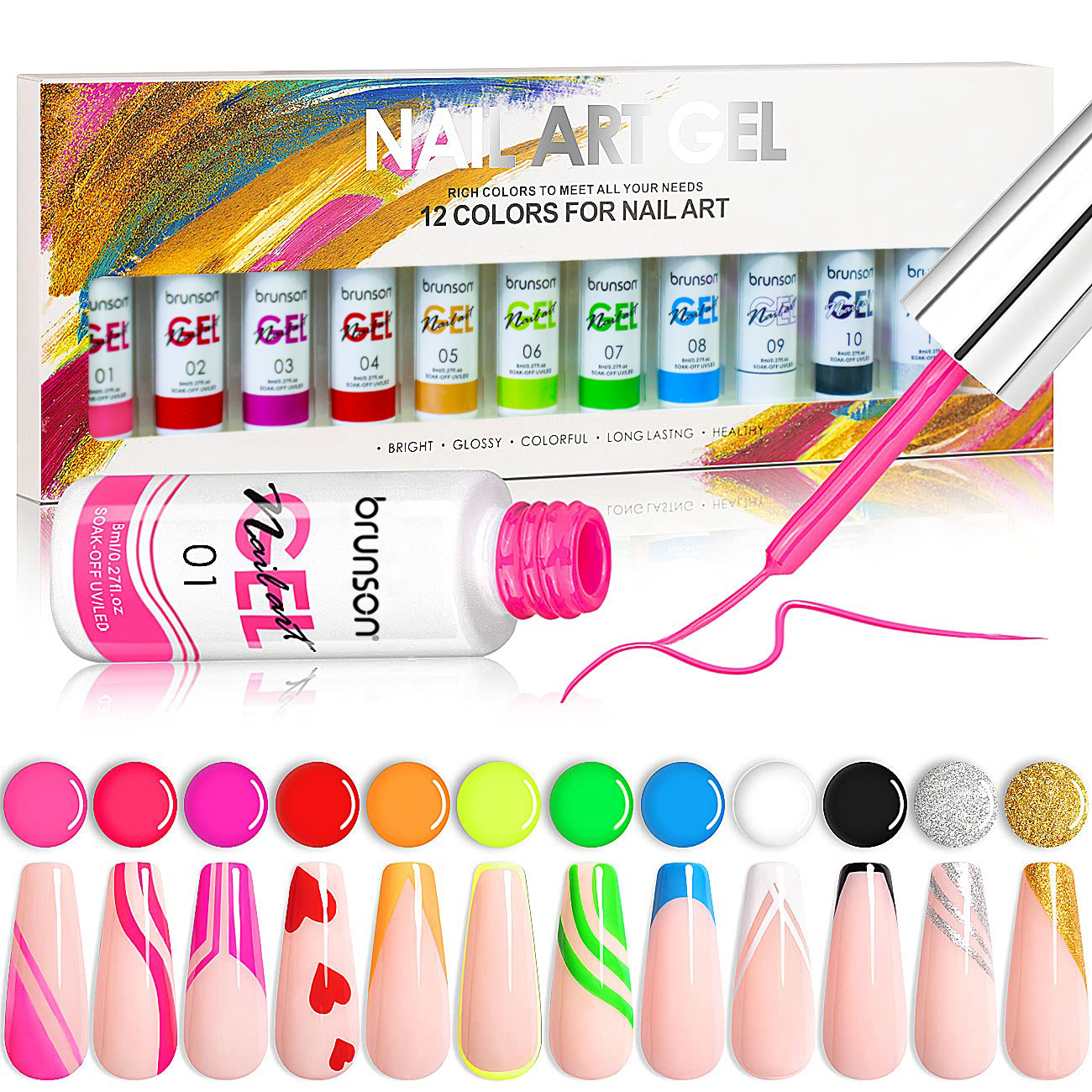 Nail Art Gel Liner Set