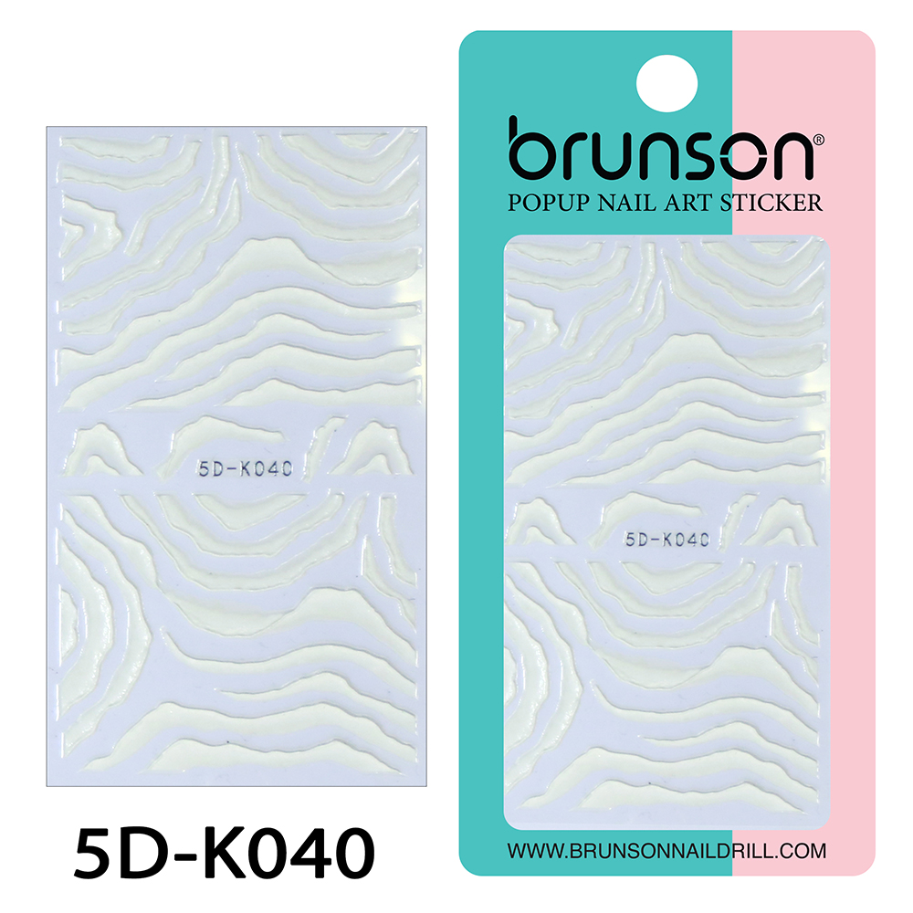 5D Nail Art Stickers 5D-K040-Brunson 5D Nail Art Stickers 5D-K040-Brunson
