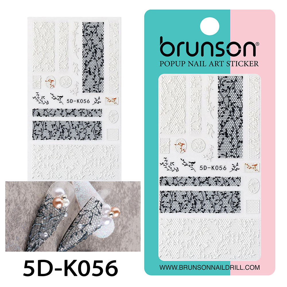 5D Flower Nail Art Stickers 5D-K056-Brunson