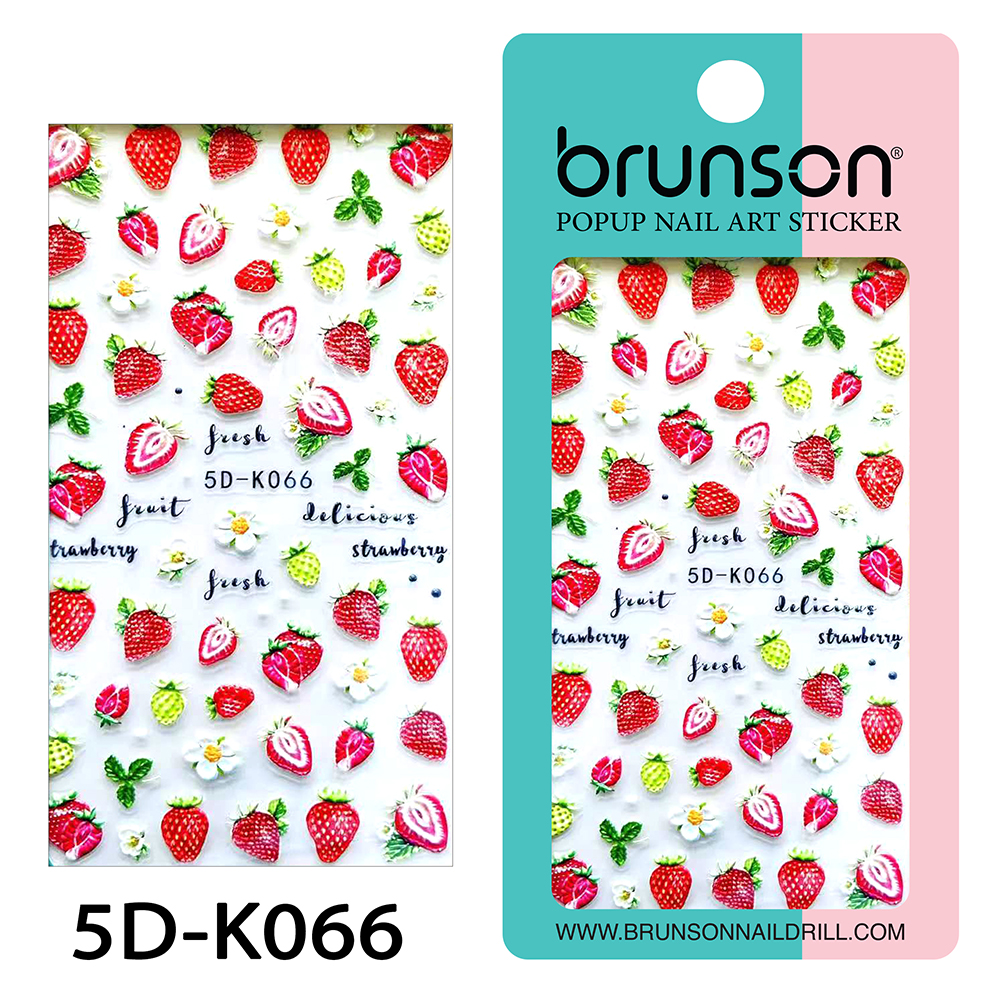 5D Nail Art Stickers 5D-K066-Brunson
