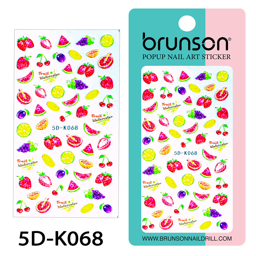 5D Flower Nail Art Stickers 5D-K068-Brunson