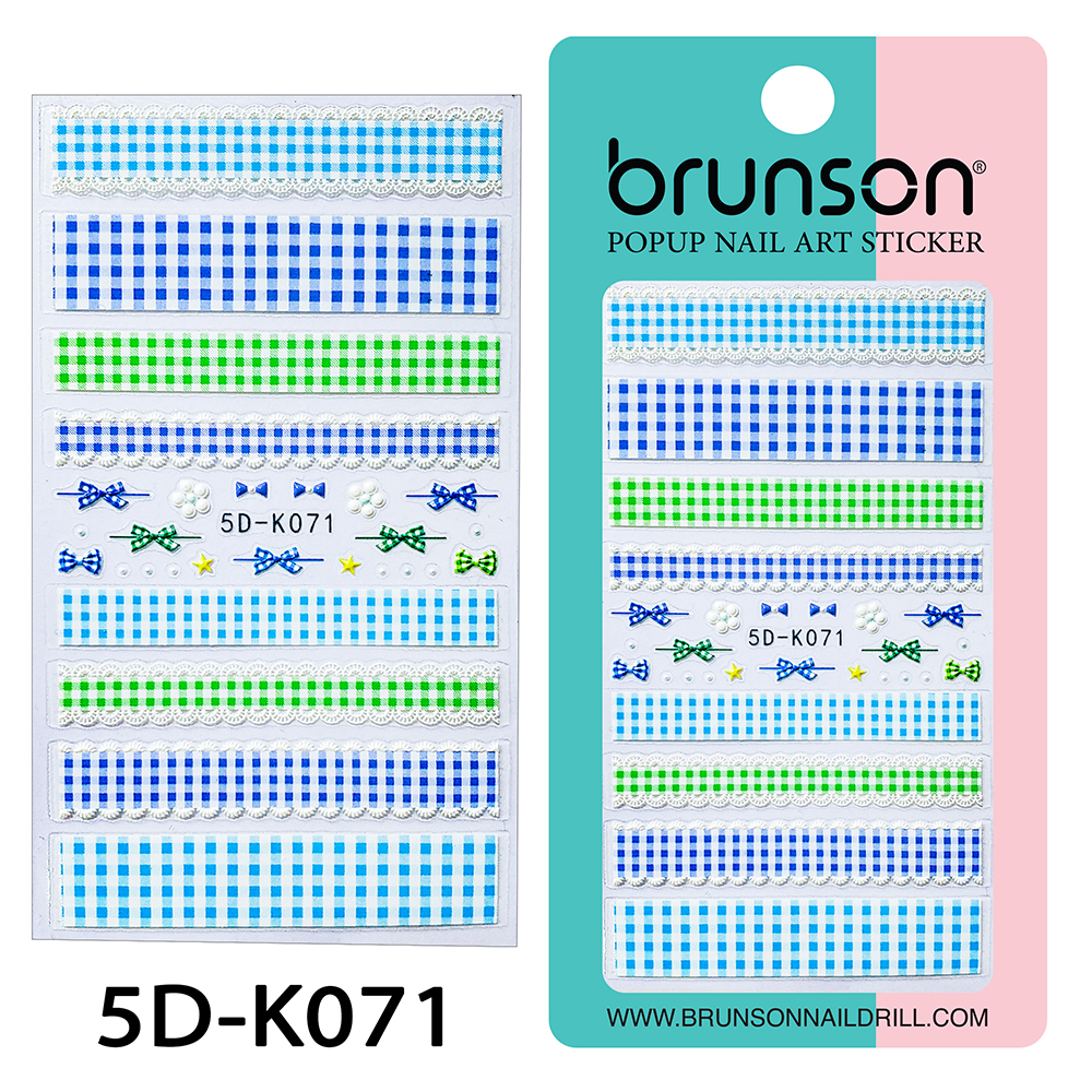 5D Flower Nail Art Stickers 5D-K071-Brunson