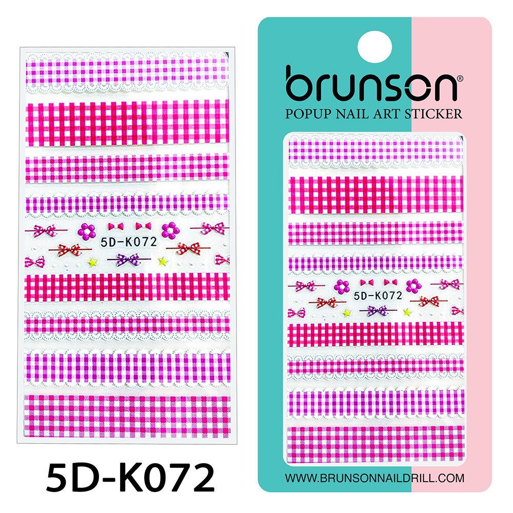 5D Flower Nail Art Stickers 5D-K072-Brunson