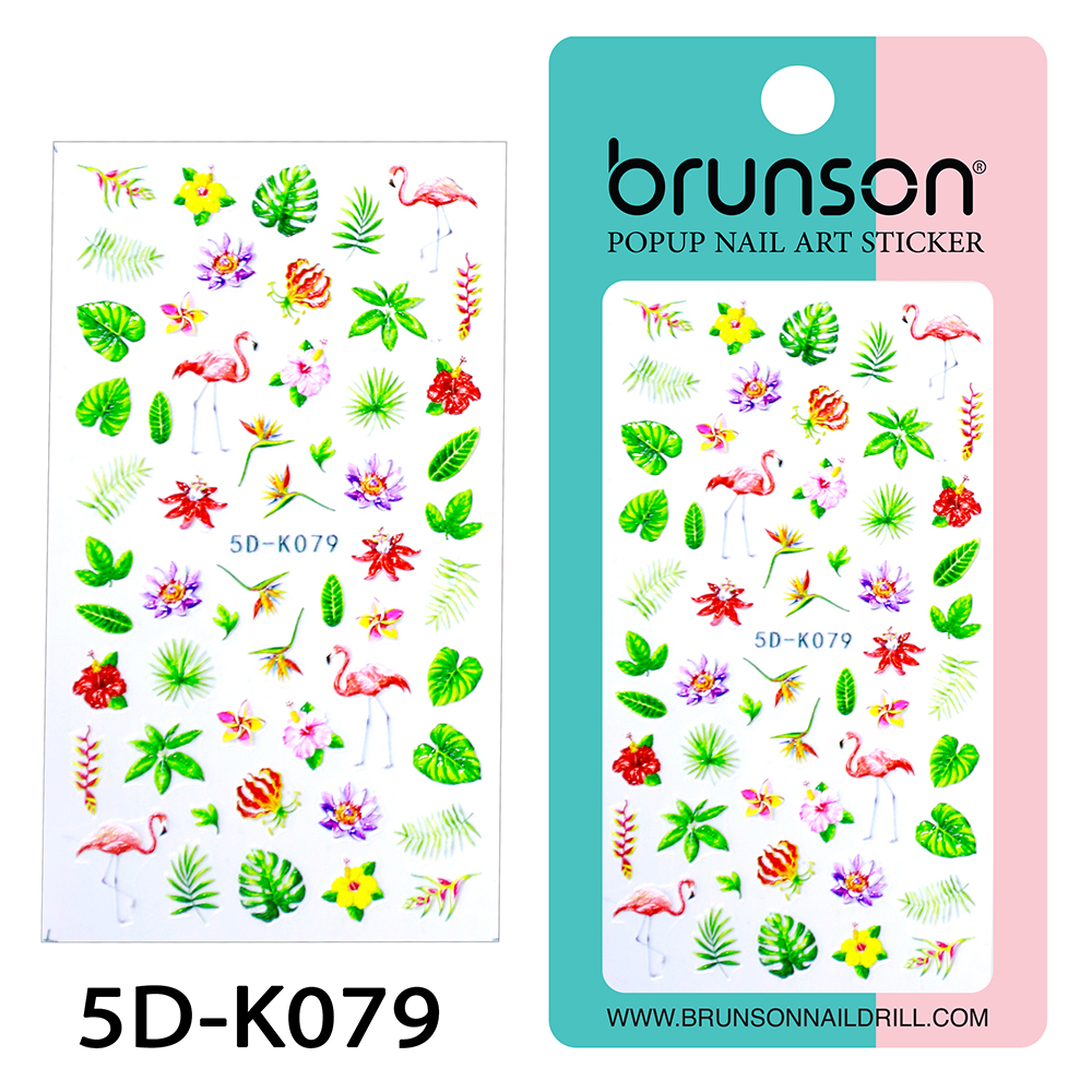 5D Flower Nail Art Stickers 5D-K079-Brunson