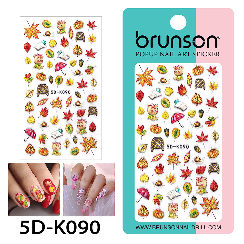 5D Flower Nail Art Stickers 5D-K090-Brunson