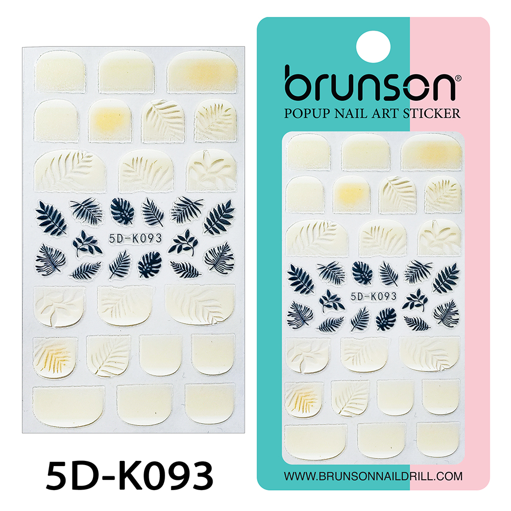 5D Flower Nail Art Stickers 5D-K093-Brunson