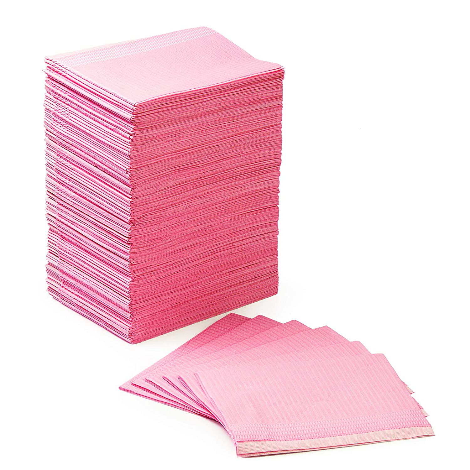 Disposable Waterproof Bibs(Pink)-Brunson