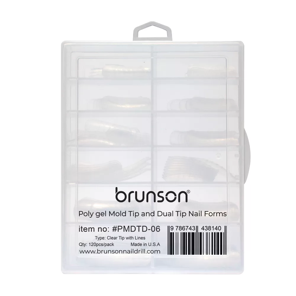 Poly Gel Mold Tip and Dual Tip Nail Forms PMDTD-06