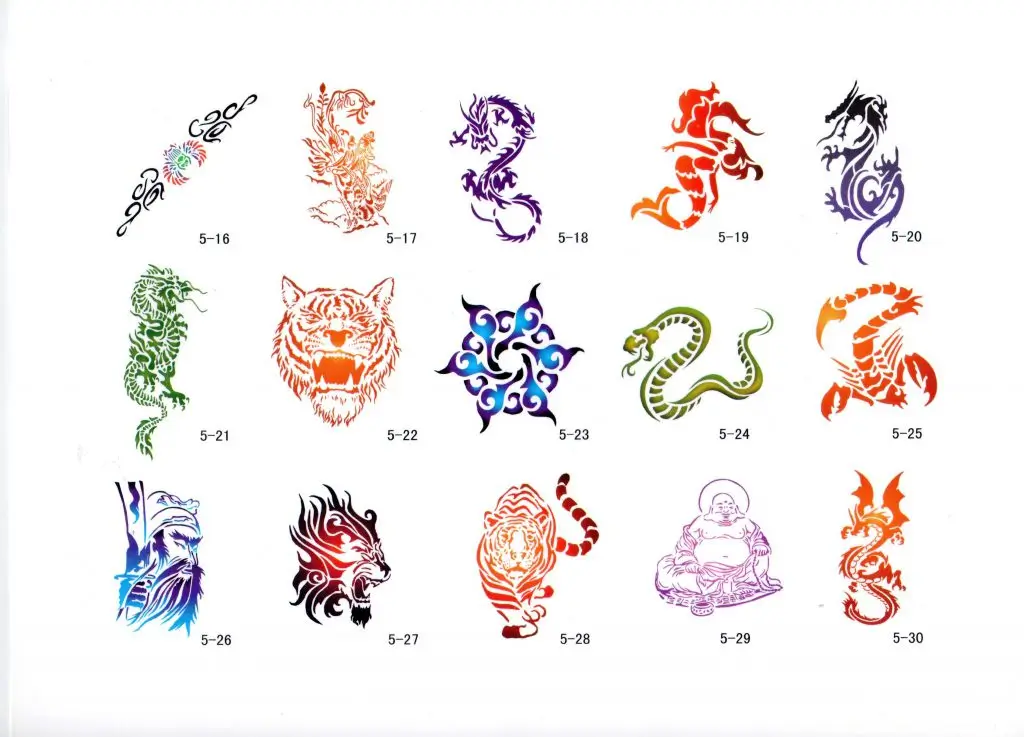 adhesive-body-art-sticker