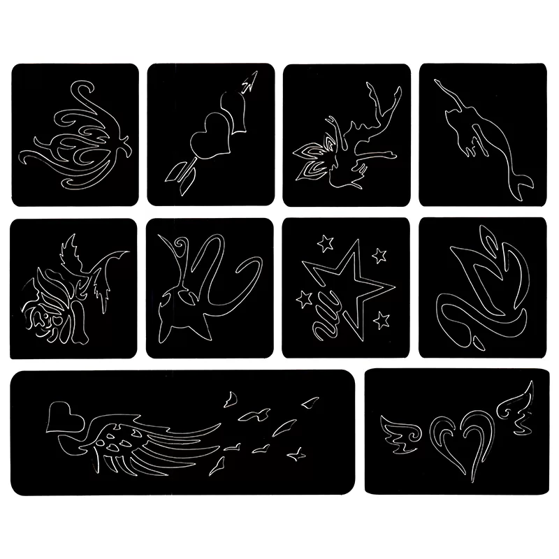 Adhesive-Airbrush-Stencils-for-Tattoo-Painting-BAM09-BRUNSON