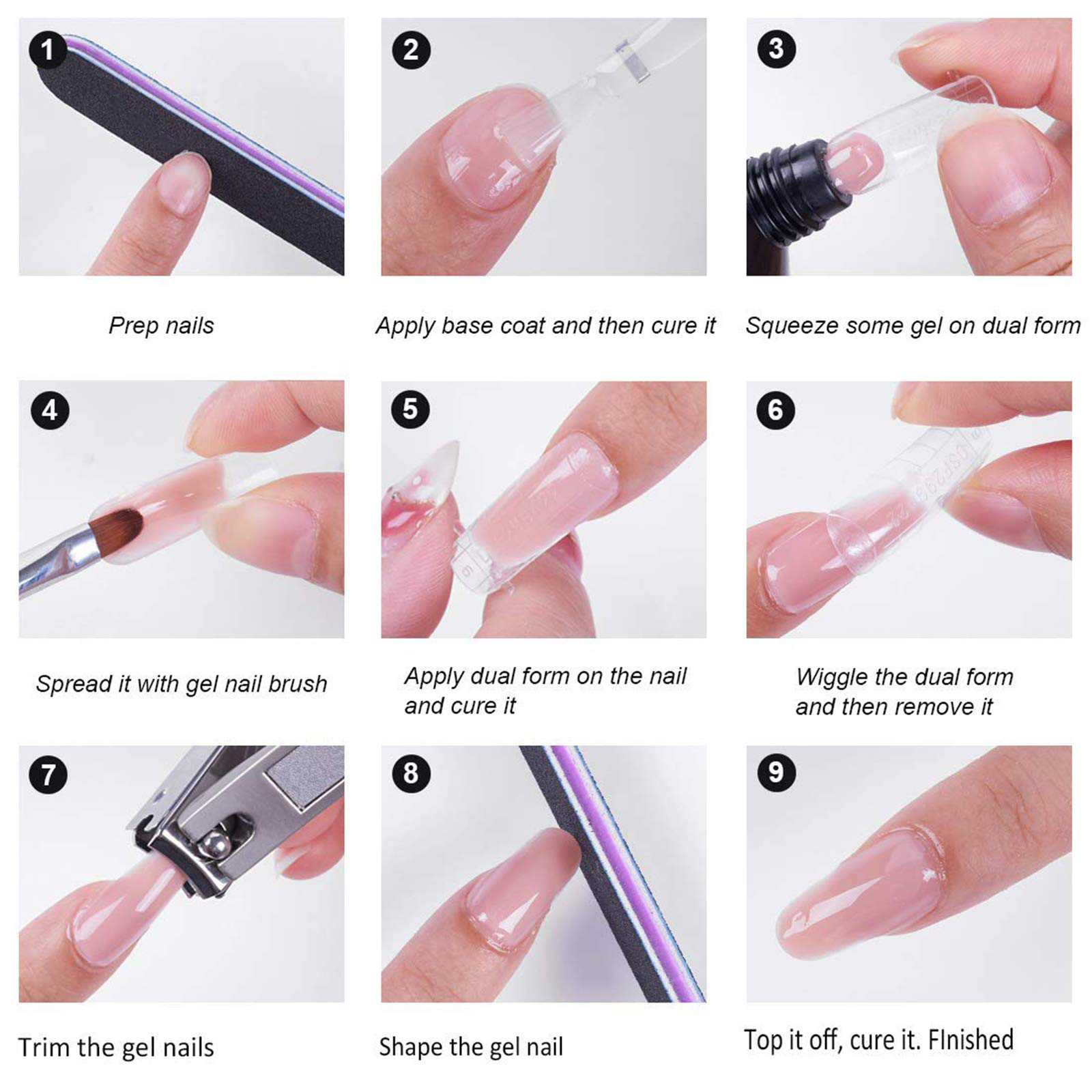 Как наращивать ногти гелем