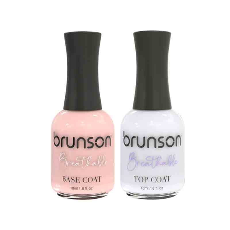 Breathable-Halal-Wudu-Friendly-Nail-Polish-Top Coat & Base Coat-BRUNSON