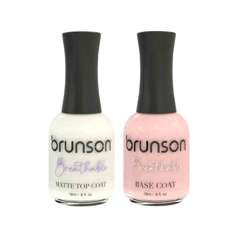 Breathable-Halal-Wudu-Friendly-Nail-Polish-Coat & Matt Top Coat-BRUNSON