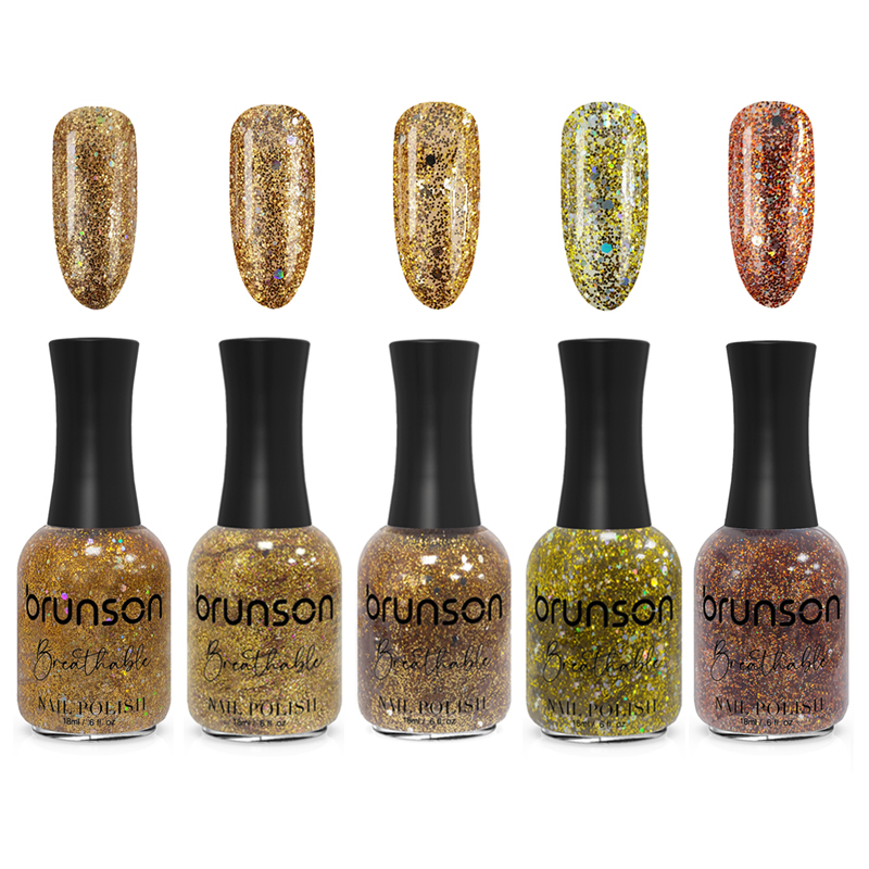 Breathable-Halal-Wudu-Friendly-Nail-Polish-Gold-Mermaid-Series-BRUNSON