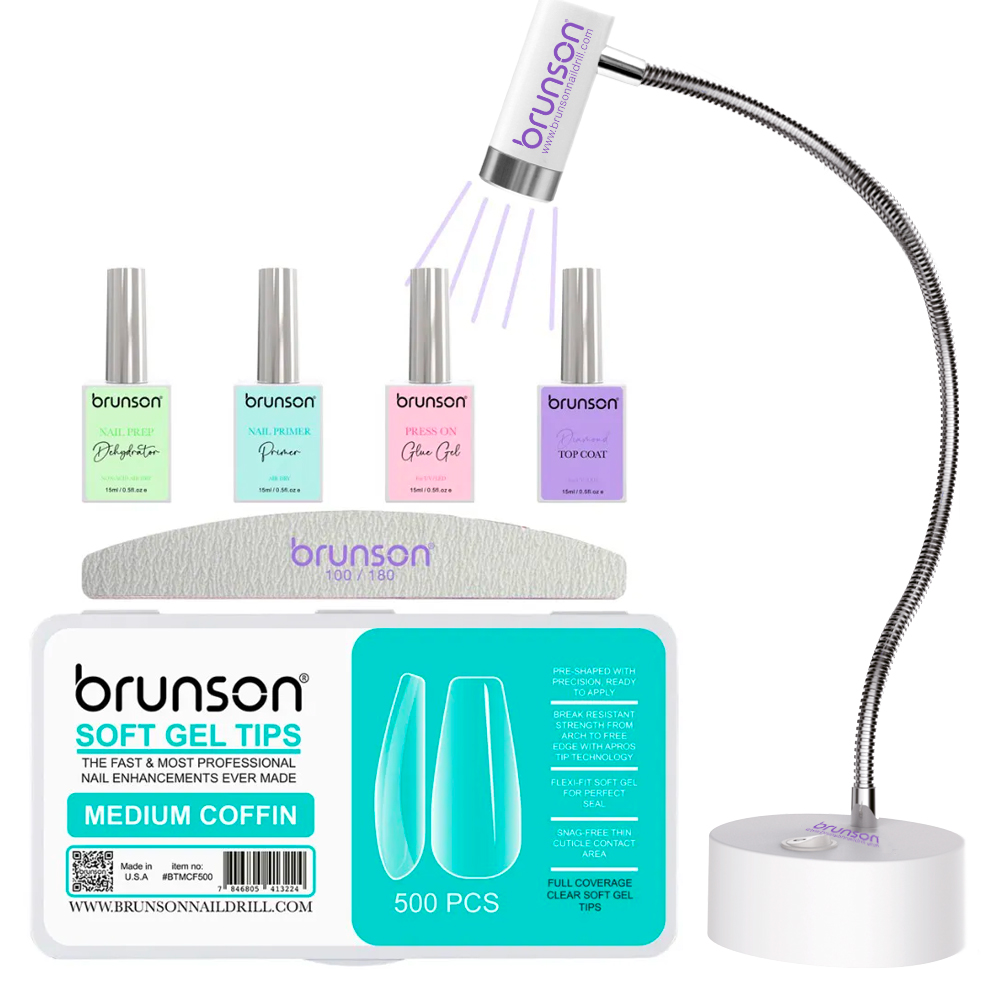 Brunson-Soft Gel-Nail Extension-Express Kit-Brunson