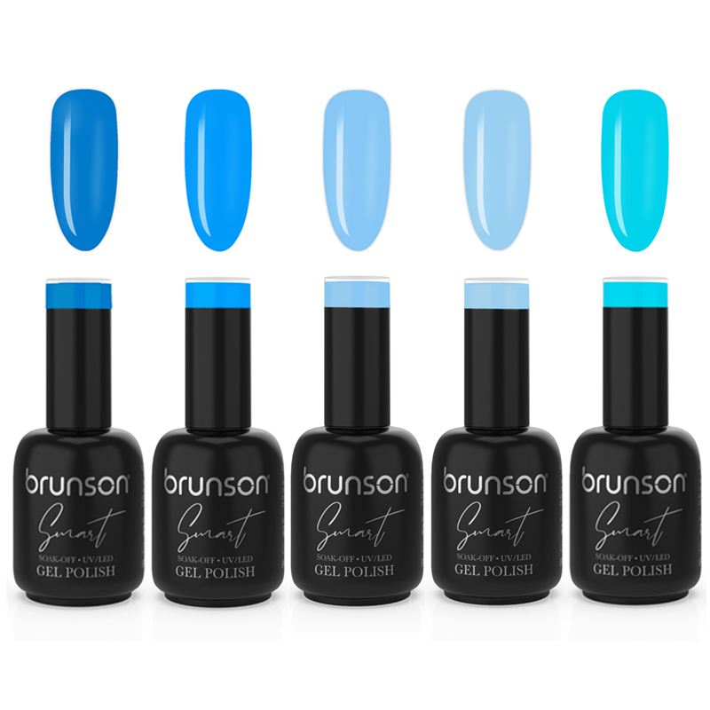 Smart Gel Nail Polish Kit Cool Off Collections -Brunson