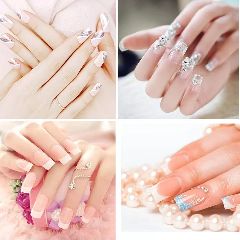 nail-tips-french-nails french nails in dubai