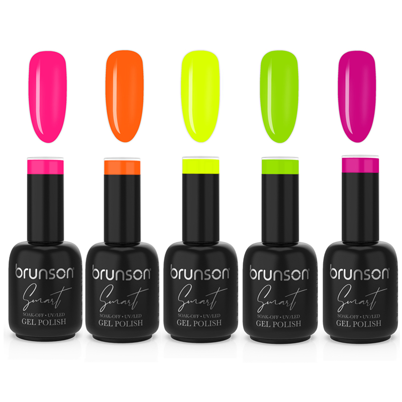 Gel Nail Polish Kit Neon Collections-BRUNSON