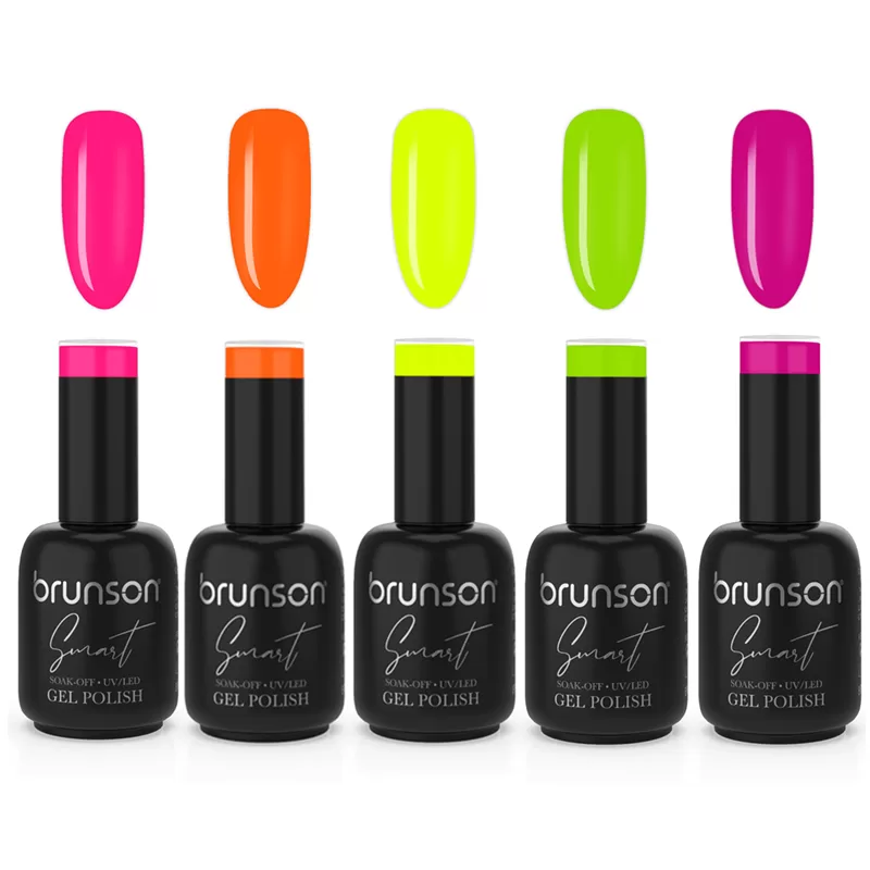 Gel Nail Polish Kit Neon Collections-BRUNSON