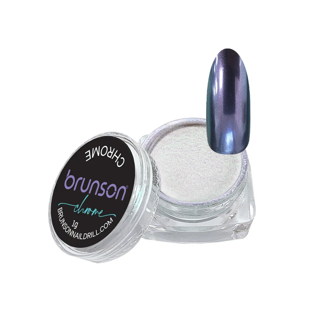 Chrome-nail-powder-Gradient-Blue-Brunson