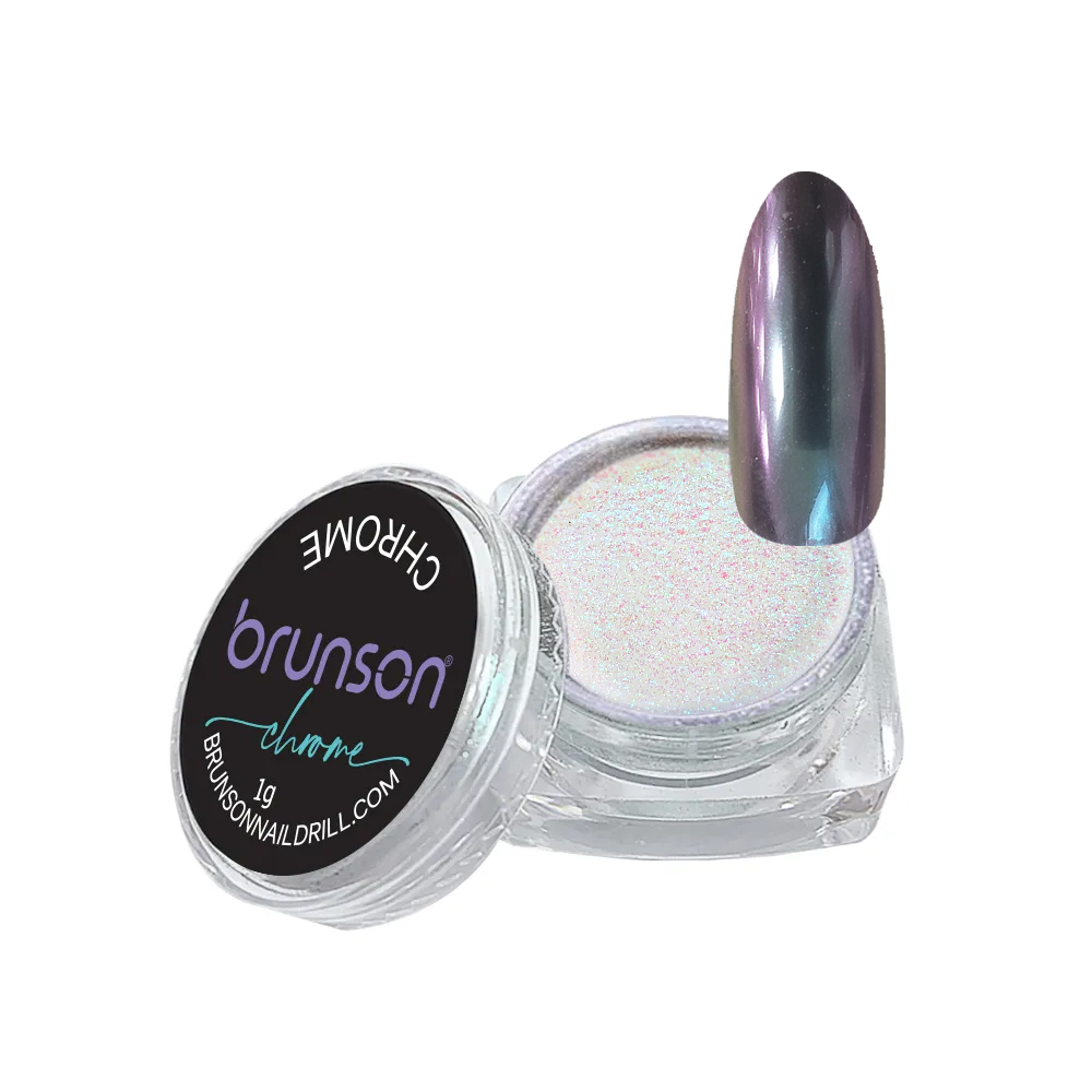 Chrome-nail-powder-Aura-Purple-Green-Brunson