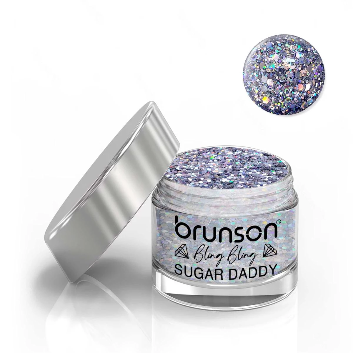 Bling Bling Sugar Daddy Acrylic Nail Glittered Powder BDDL04