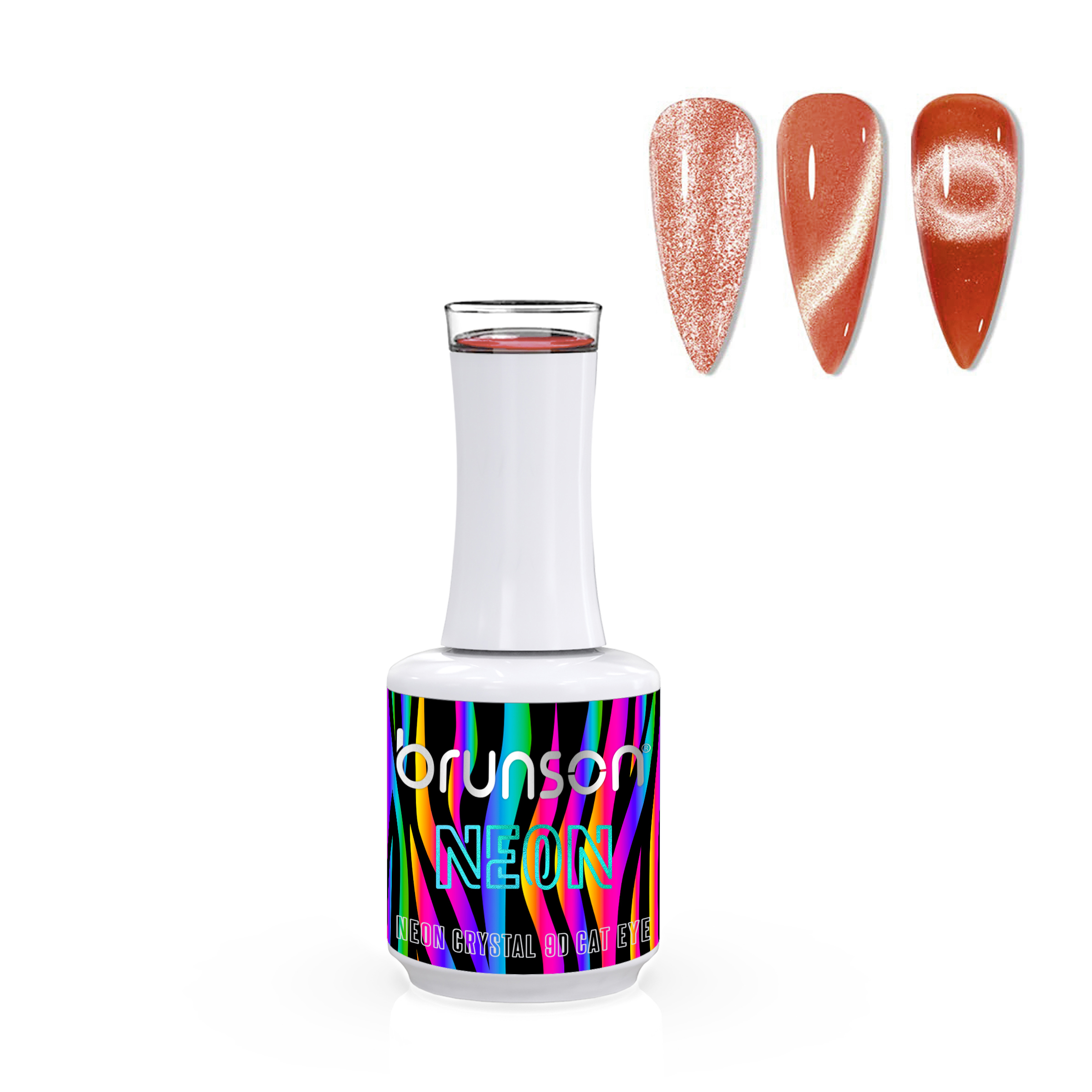 Neon Crystal 9D Cat Eye Gel Polish B9DNC17